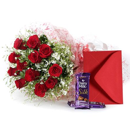 Special valentines day flowers and chocolate gift in Nairobi Kenya