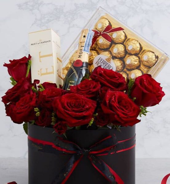 Passionate Flowers, Ferrero Chocolate and Moet.