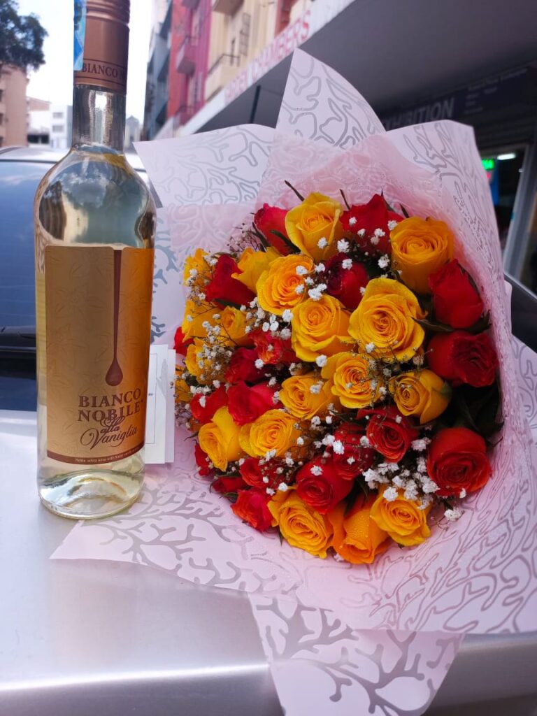 Nobile with Flowers. Flower Delivery in Nairobi Flower Delivery in