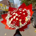 Shop red and white flowers